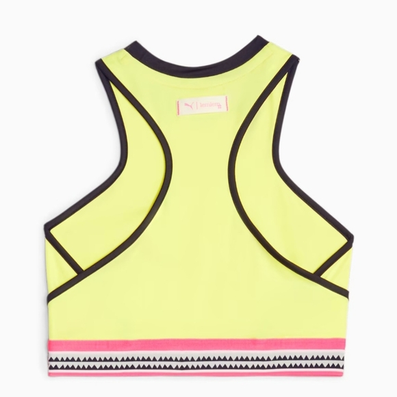 💛PUMA LEMLEM CROPPED TRAINING TANK TOP SIZE L - Picture 6 of 12